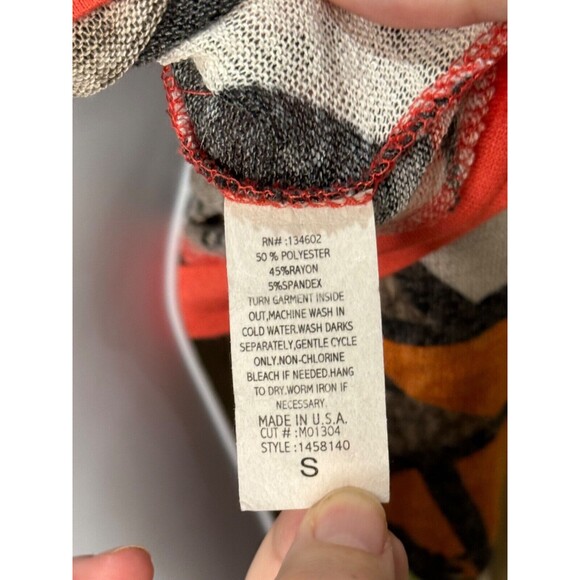 Anthropology Mauve Crop Beaded Pocket Shirt Sweater Abstract Boho Small - Picture 5 of 6